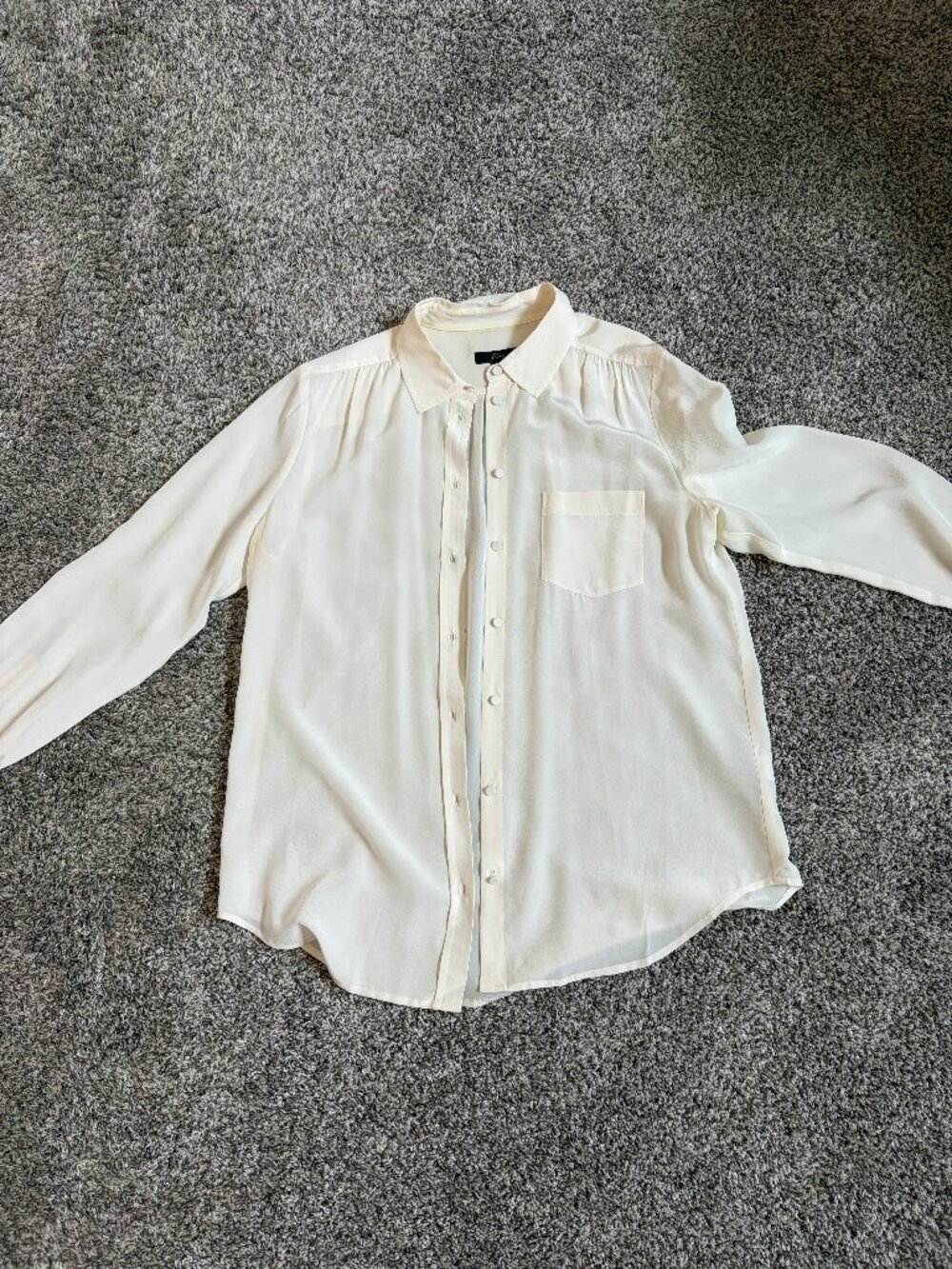 J.Crew 100% silk blouse, size 8